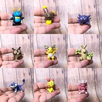 bandai pokemon action figure genuine electrike seviper volbeat mc model decoration toy