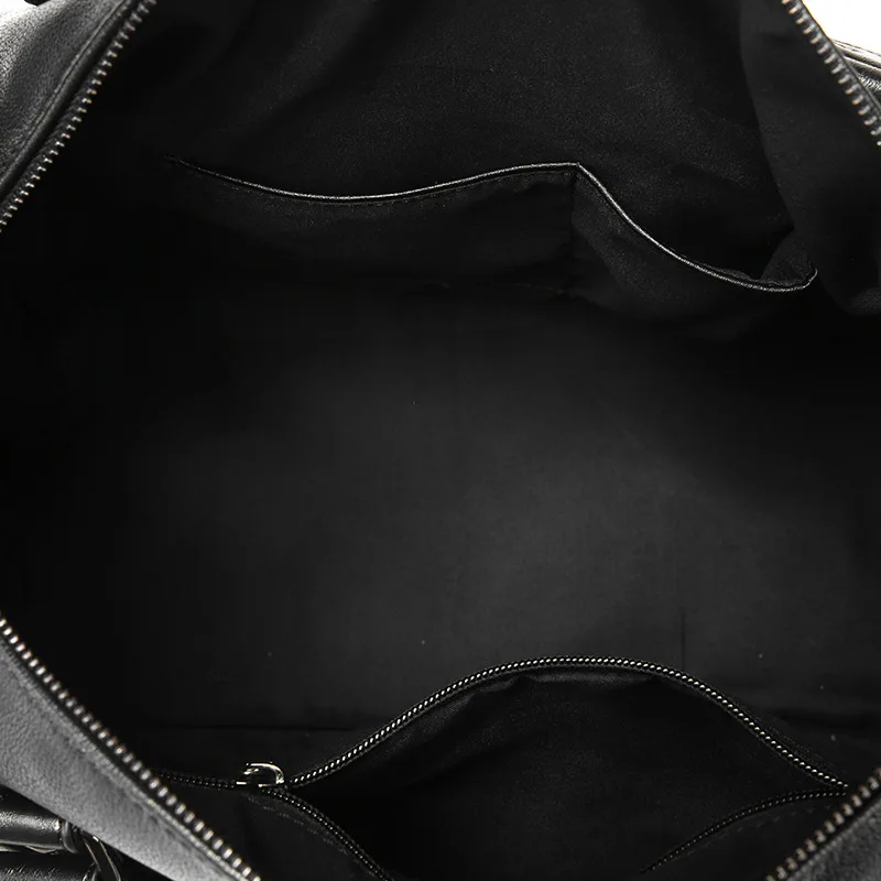 Men Women Travel Bag Soft Real Leather Cowhide Carry Hand Luggage Bags Travel Shoulder Bag Male Female