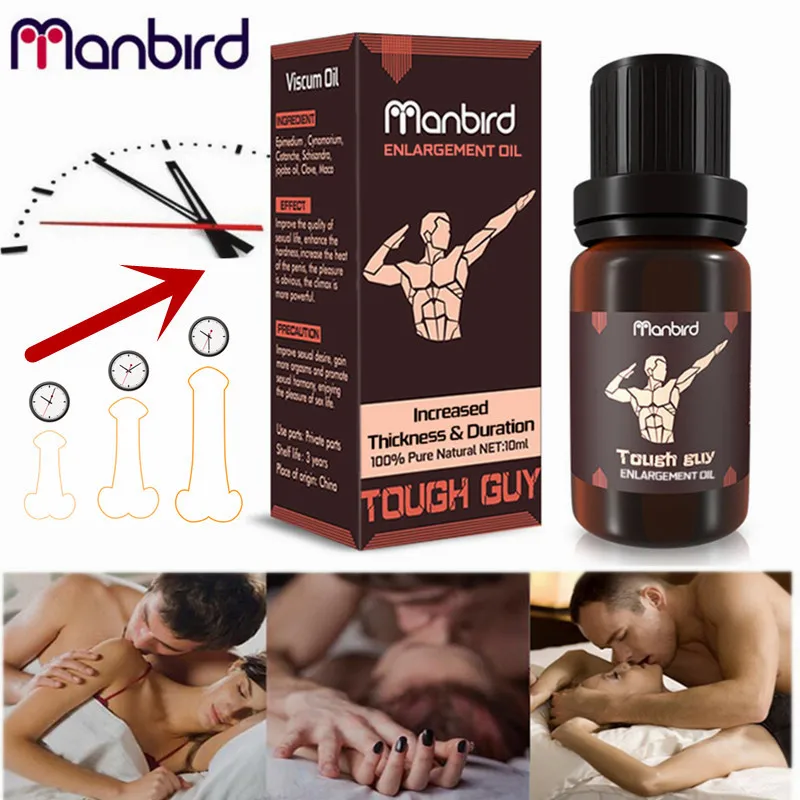 Крем для увеличения пениса Manbird эфирное масло удлинитель Вечные Таблетки роста