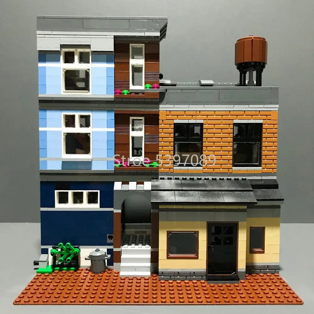 Строительные блоки в наличии кирпичи 15011 совместимы с Legoinglys CREATOR Street View 10246