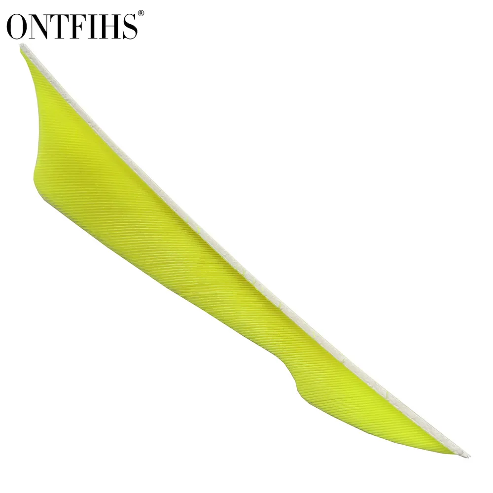 

ONTFIHS 50PCS New 4" RW Sting Arrrow Feather Fletching For Archery Hunting and Shooting Arrow Accessories Fletches Real Feathers