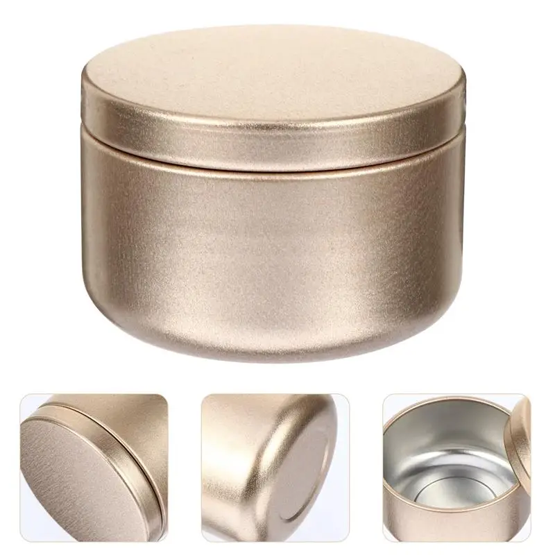 

12PCS Candle Making Storage Containers Candle Tin Travel Tins Round Metal Tins Candle Containers Candle Jars