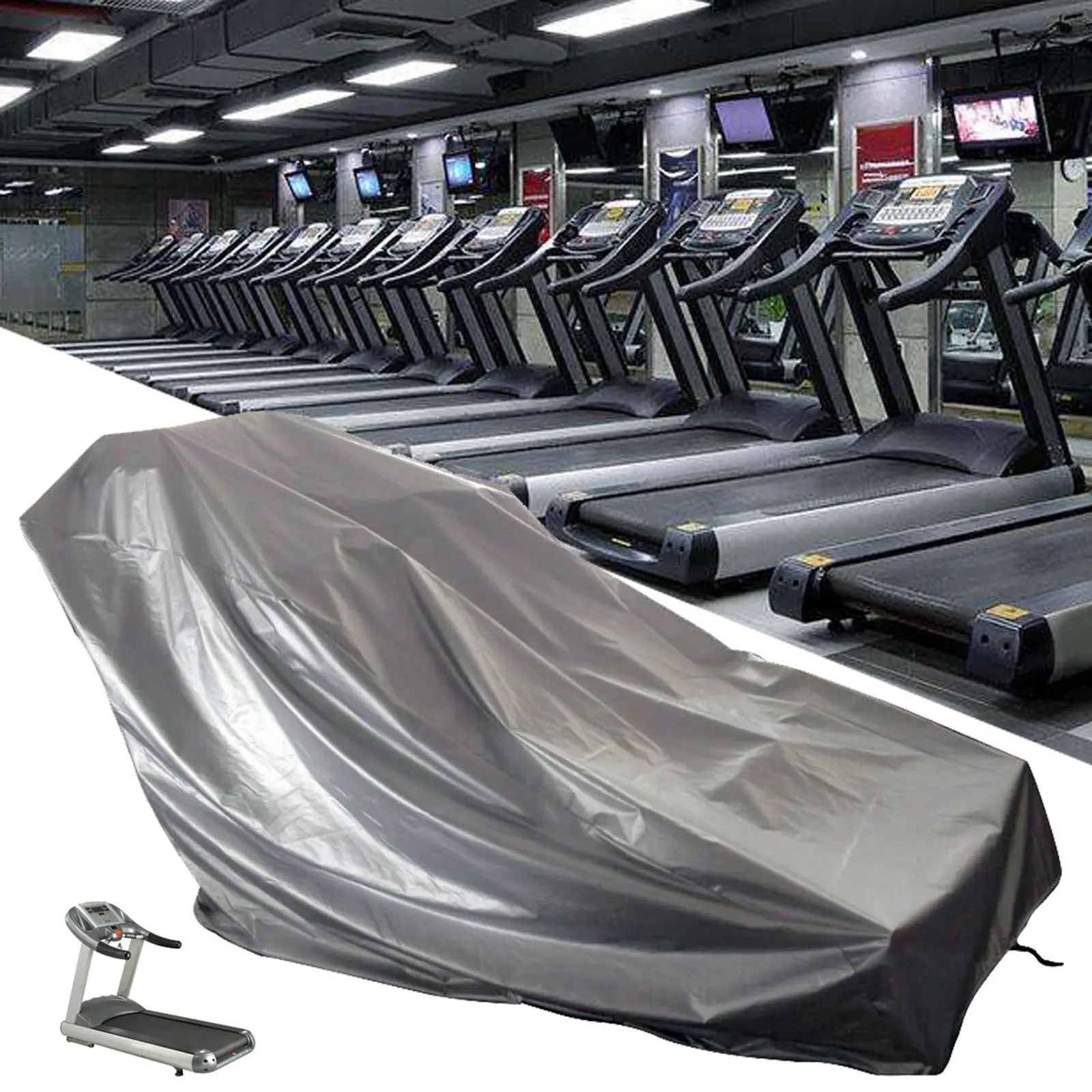 

Portable Treadmill Cover Dust-Proof Windproof Oxford Cloth Exercise Bike Cover Protective Covers Bike Accessories