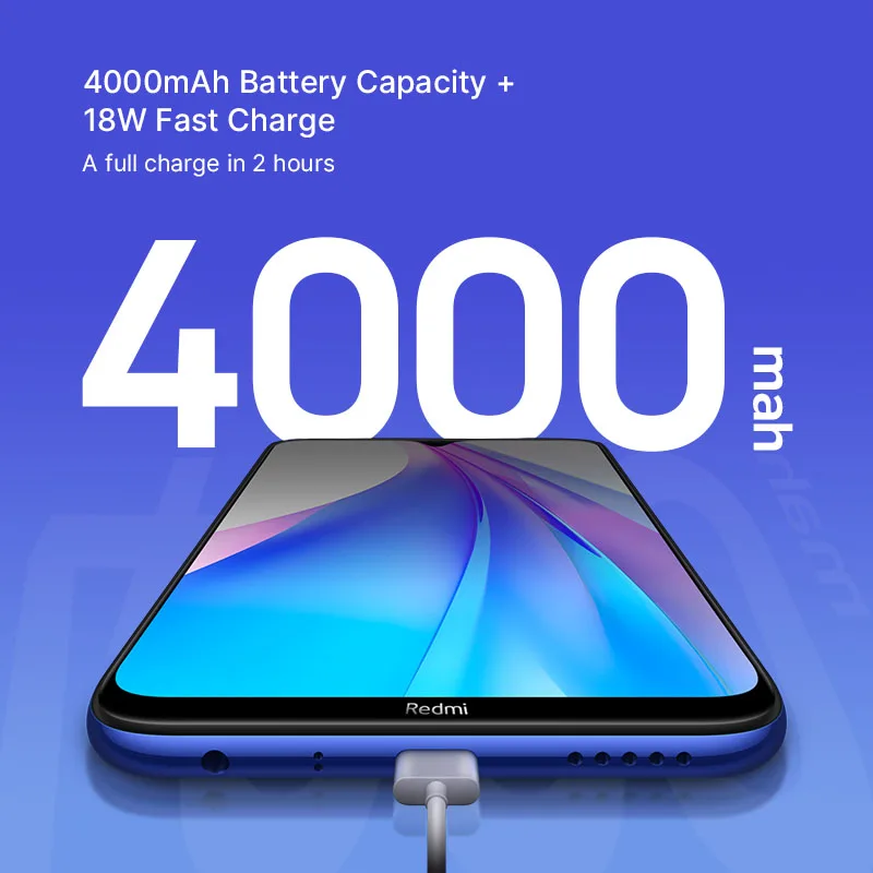 Смартфон Xiaomi Redmi Note 8T с глобальной версией 3 ГБ 32 Восьмиядерный процессор Snapdragon 665