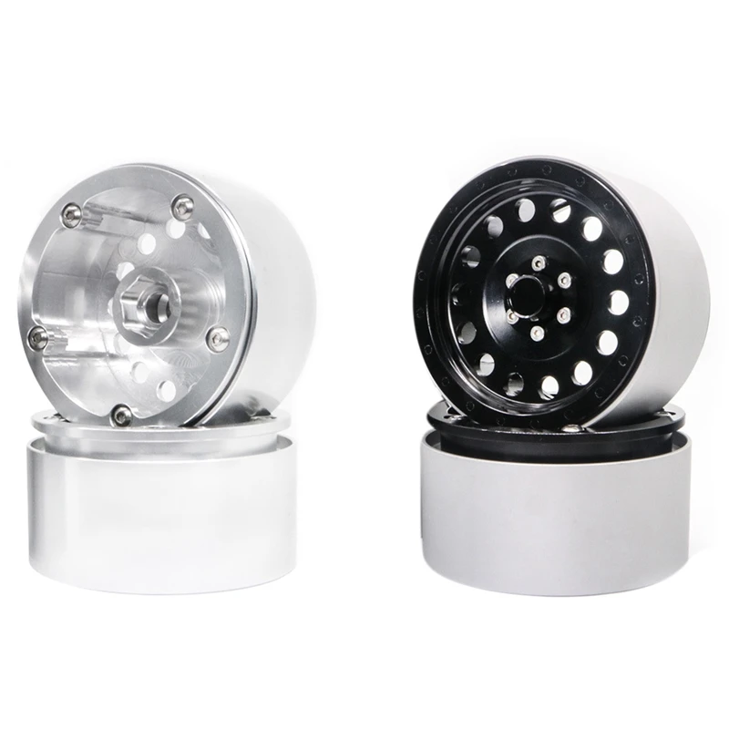 

4Pcs Metal 2.2inch Beadlock Wheel Rim for 1/10 RC Rock Crawler Axial SCX10 RR10 90053 AX10 Wraith 90056 90045