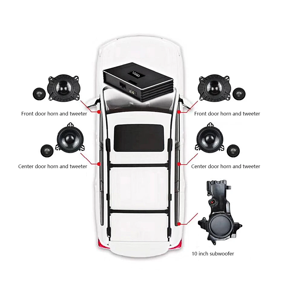 Обновленный комплект аудио для Toyota LAND CRUISER 200 качество звука без потерь Hi Fi