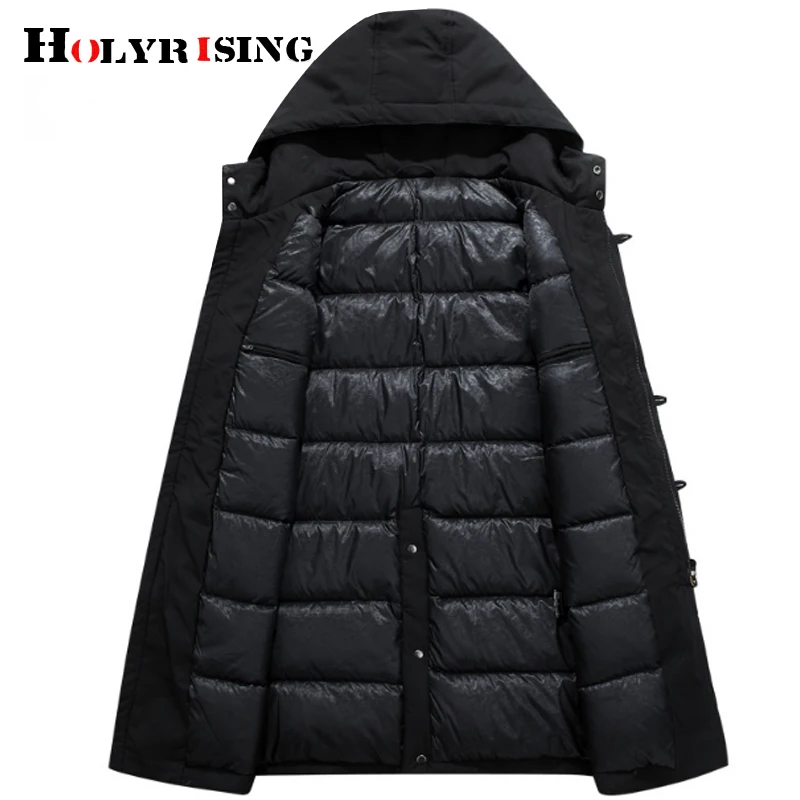 Holyrising 2019 новый зимний мужской пуховик стильный Толстая Теплая мужская одежда