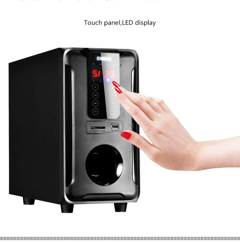 Акустическая система для домашнего кинотеатра 5 1 каналов Bluetooth USB SD FM радио пульт