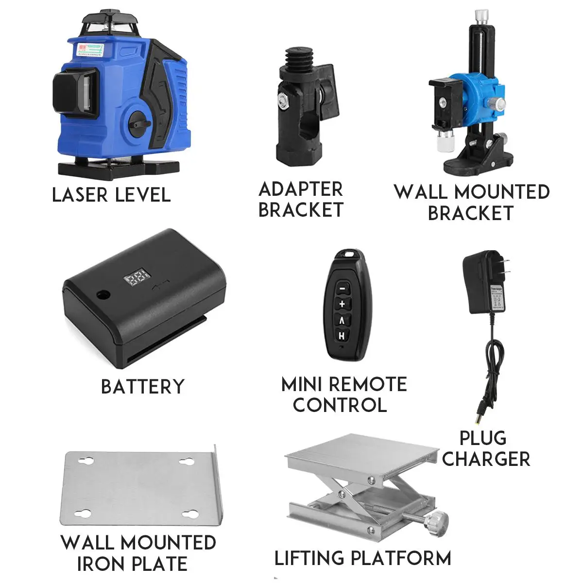 

ZEAST 16/12 Lines 4D Laser Level Powerful Green Light Remote Control 360 Degree Horizontal Vertical Self-Leveling System