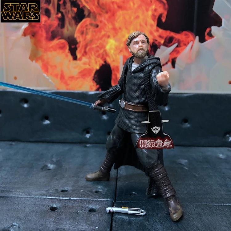 3 75 дюймов Звездные войны Люк Скайуокер старый джедай аниме экшн и игрушка