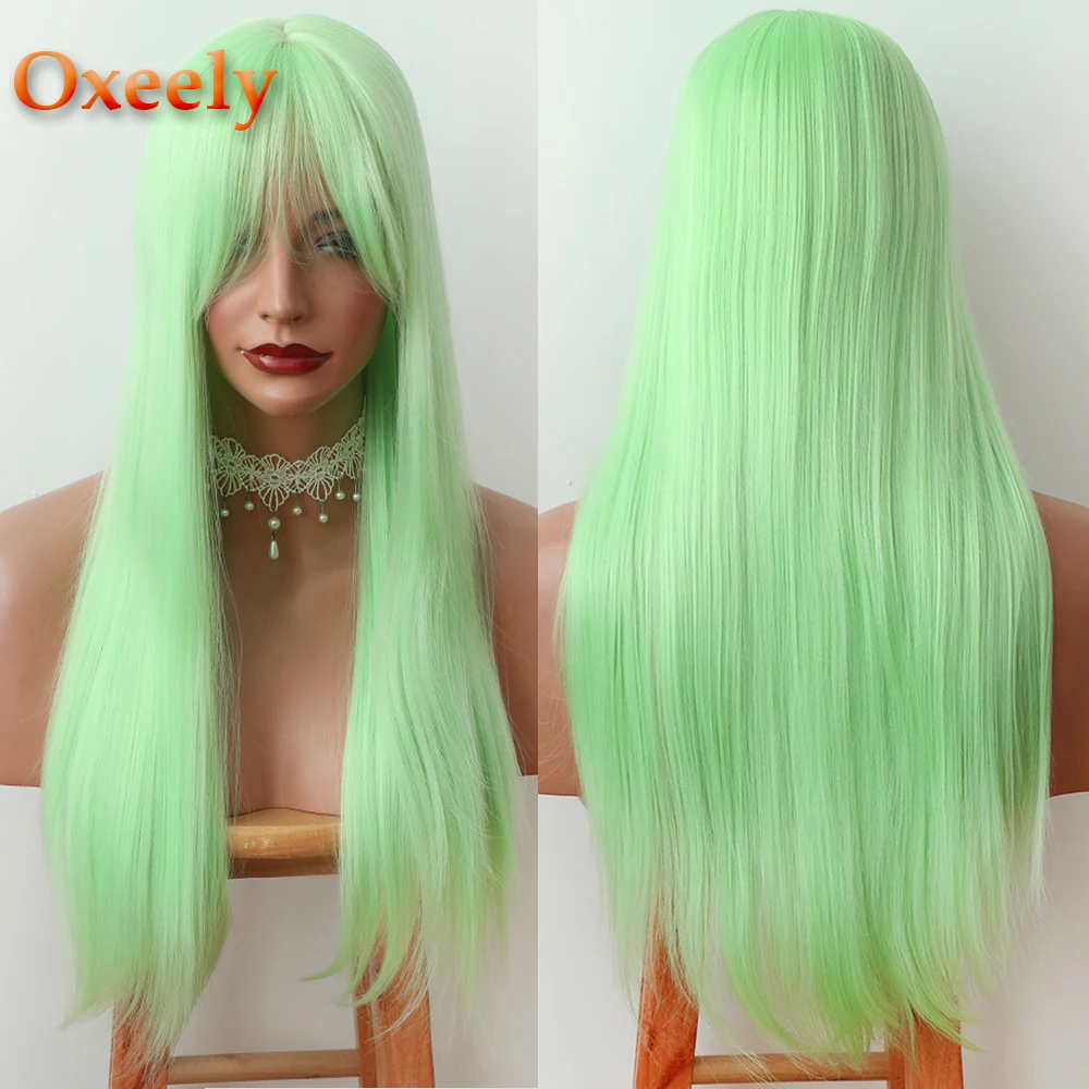 Oxeely длинные плетеные передние парики черные цветные микро косы с маленькими