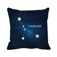 cancer constellation zodiac sign throw pillow square cover