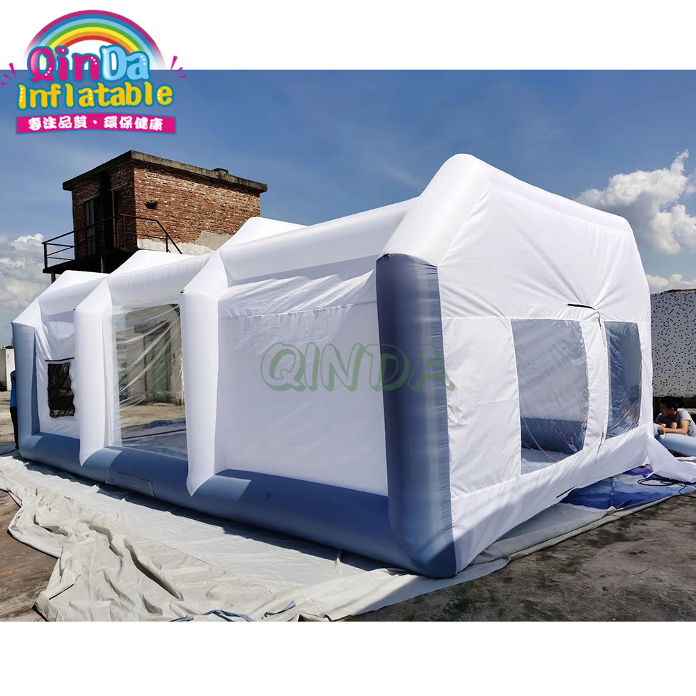 売る インフレータブルスプレーペイントテント、車のスプレー塗装テント、インフレータブルペイントブースブラシ塗装