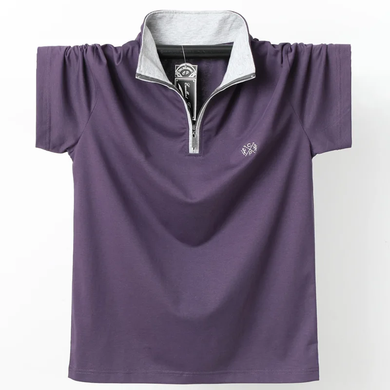 Мужская рубашка поло 2020 новые летние с коротким рукавом стоячий воротник свободные топы в стиле кэжуал