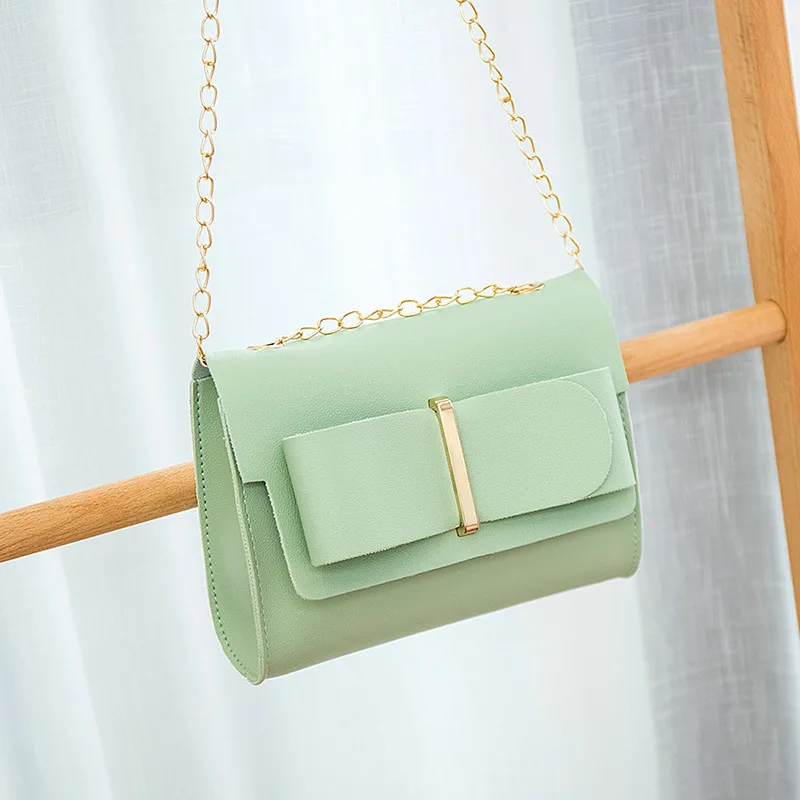 Мини сумка Для женщин новый стиль экокожа (полиуретан) квадратная на цепочке