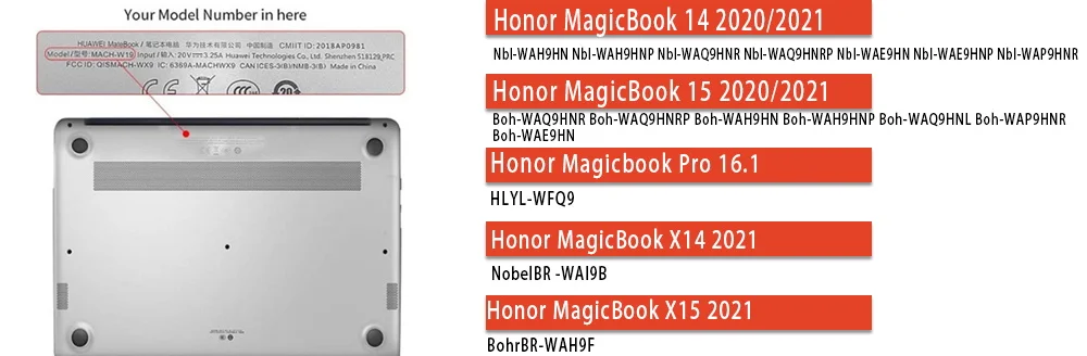 чехол для huawei honor magicbook 14 15pro 161 чехол magicbook x15 x14 ж