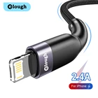 USB-кабель Elough для IPhone 13, 12, 11 Pro Max, X, XR, XS, 8, 7, 6s, 6, iPad, кабель для быстрой зарядки, кабель для телефона, провод, шнур для передачи данных