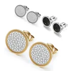 Новинка 2022, модные золотистые и Серебристые серьги zorcins из нержавеющей стали с белым прозрачным кубическим цирконием, свадебные серьги для женщин