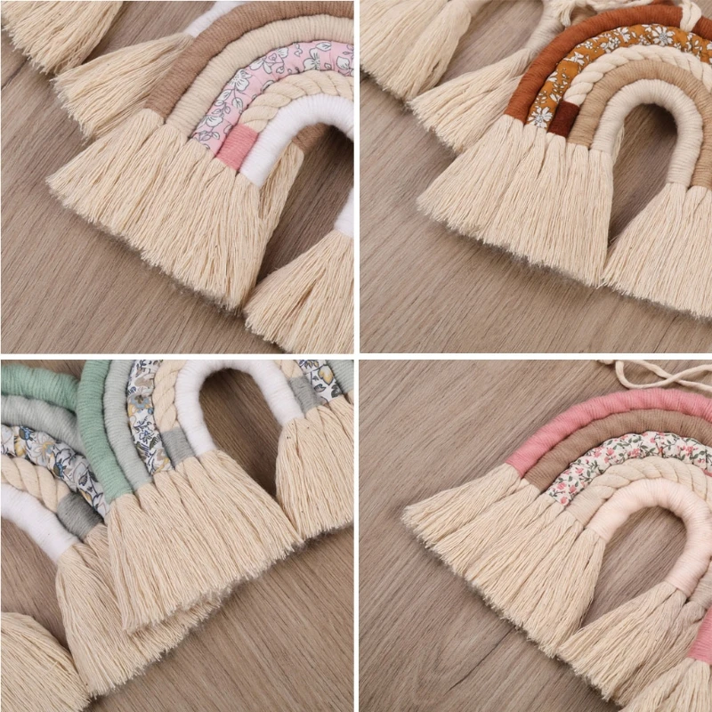 

Nordic Wall Hanging Ornament Rainbow Room Decoration Living Room Home Decor E56E