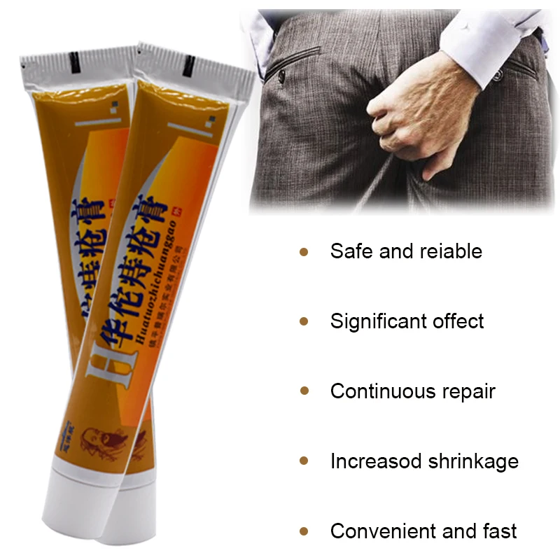 

20G Chinese Patch Health Care 100％ Plant Herbal Powerful Hua Tuo Hemorrhoids Ointment Relieve Pain From External Anal Fissure