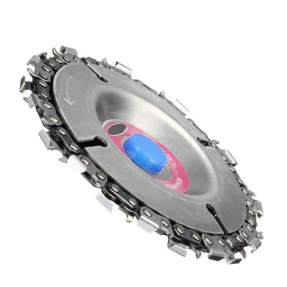 

Angle Grinder Disc 22 Tooth Chain Saw Blade Tool DIY Carving Wood Plastic 4 Inch Multi Tool Blades For 100/115 Angle Grinder D35