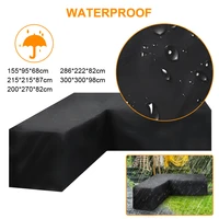 5 size waterproof furniture cover garden rattan corner outdoor sofa protector l shape all purpose covers