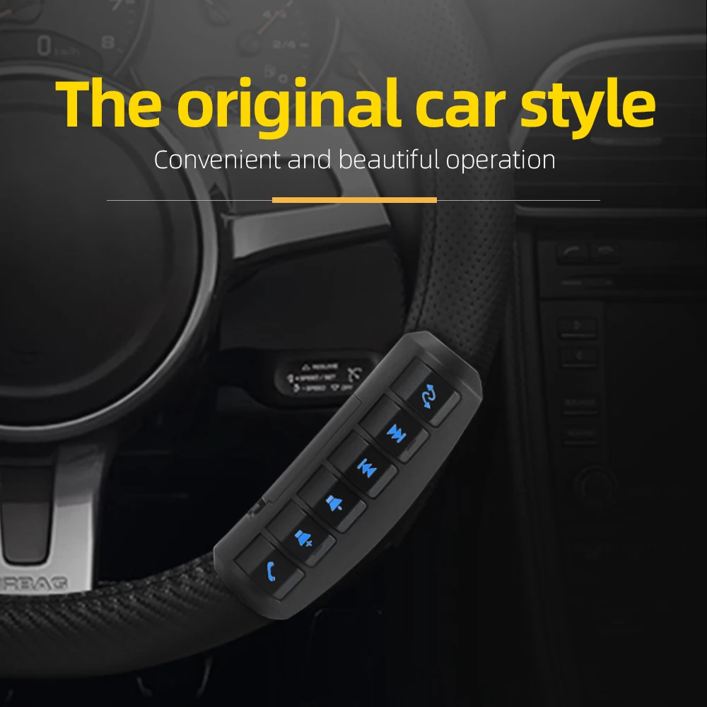Автомобильный руль управления DVD 2din android окно Bluetooth кнопка универсальный беспроводной руль дистанционного управления костюм 7018b