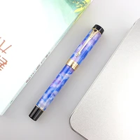 jinhao 100 acrylic luxury fountain pen iridium f nib 0 5mm ink pen beautiful writing pen gift office supplies