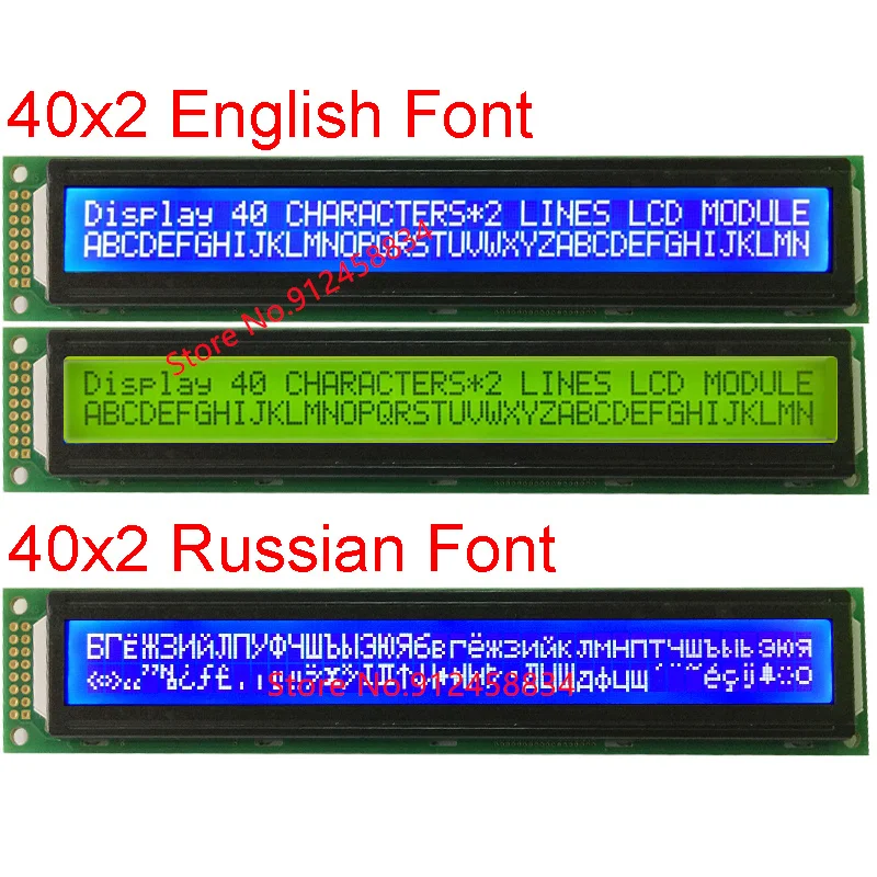 402 4002 ЖК-дисплей с русской и кириллицей или шрифтом на английском HD44780 |