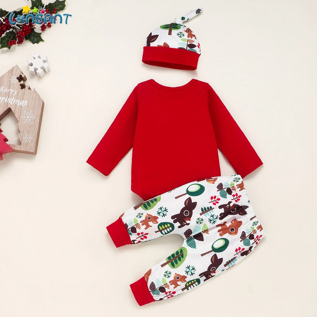 Одежда для новорожденных девочек осень 2020 года комбинезон штаны с принтом шапка