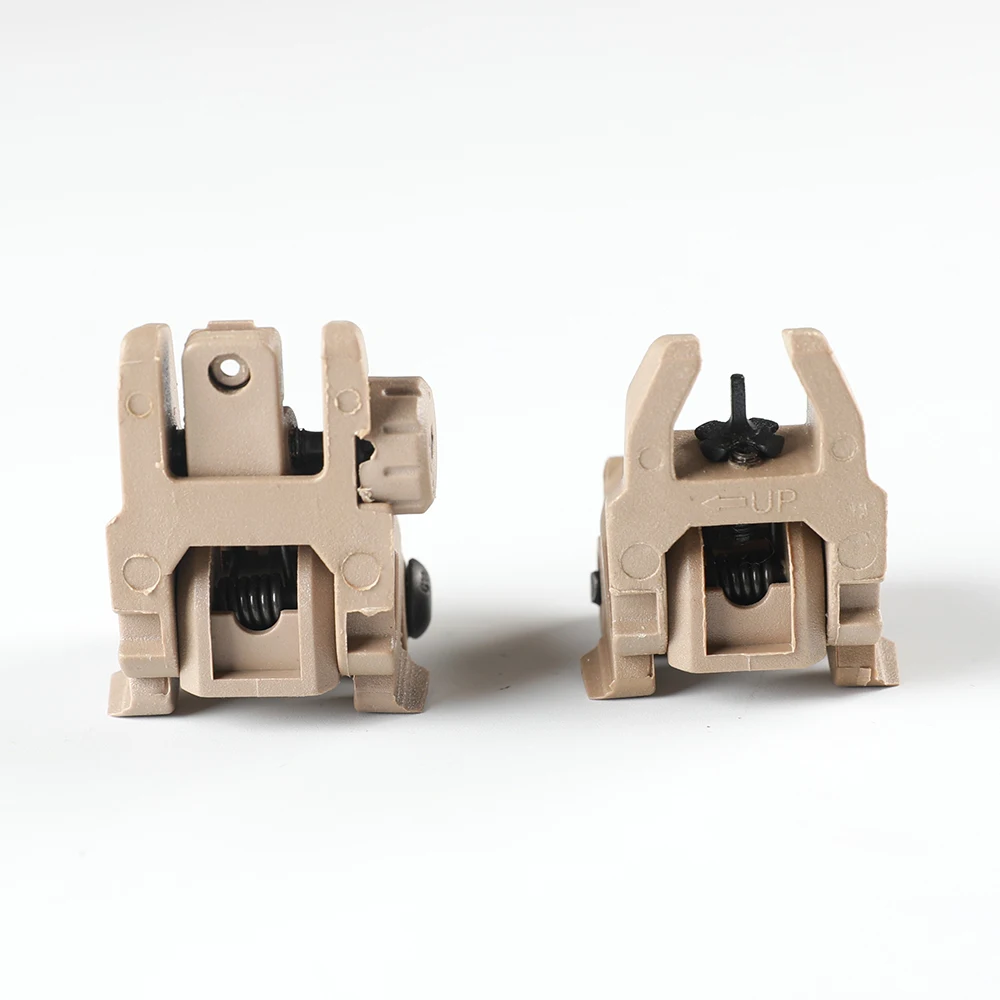 Тактический передний и задний вид спортивный полимерный складной комплект Флип