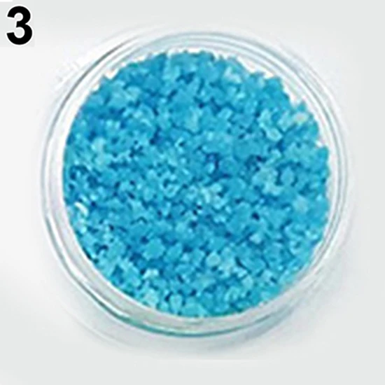 1Pc Glitter Luminous Nail Art Sticker Tips Decoration DIY Acrylic Glow In The Dark Powder Dust Manicure Tool | Красота и здоровье