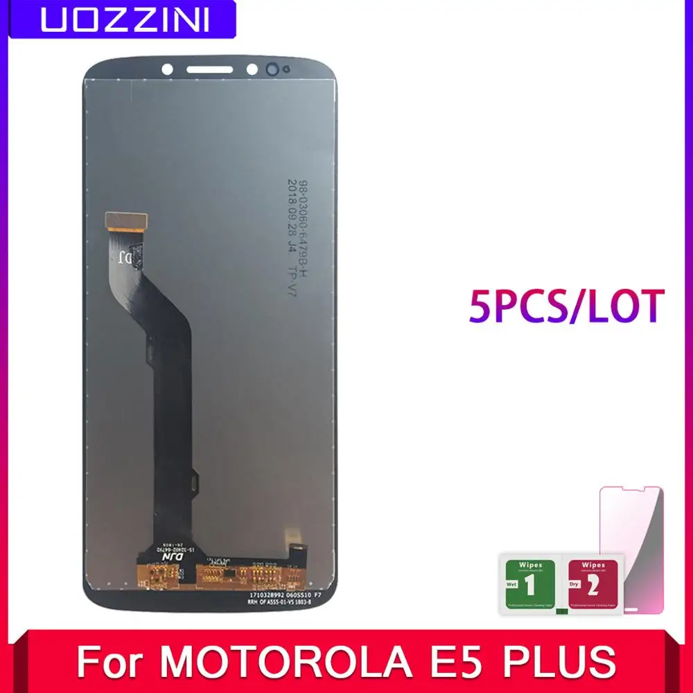 5 шт. ЖК дисплей для Motorola MOTO E5 Plus xt54 XT1924 1 с сенсорным экраном и дигитайзером в