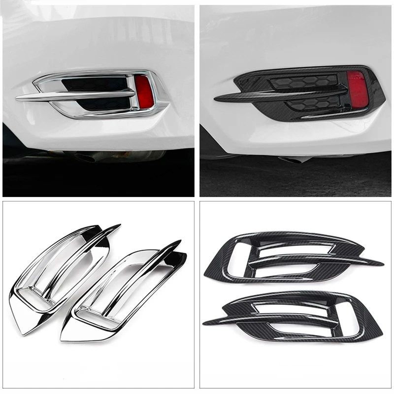 Lsrtw2017 автомобиля задний противотуманный фонарь лампа хромированная Накладка для