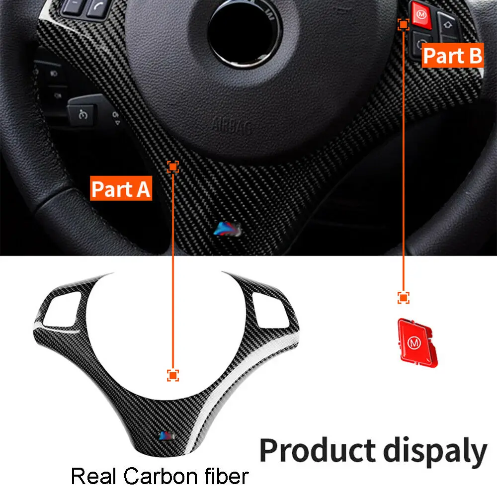 Углеродное волокно рулевое колесо с отделкой пульт дистанционного управления