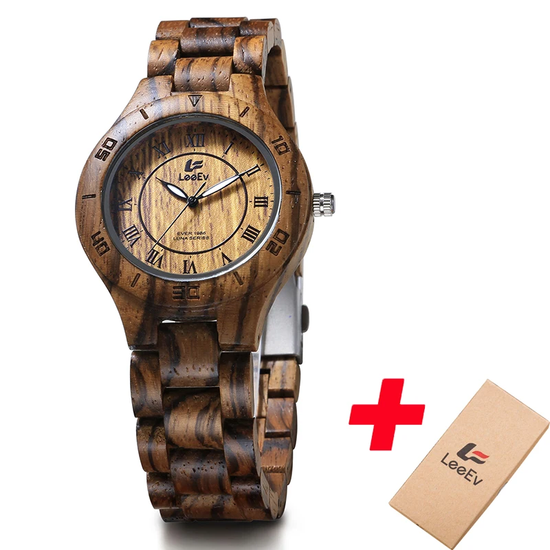 часы Легкие Роскошные брендовые новые модные деревянный корпус браслет