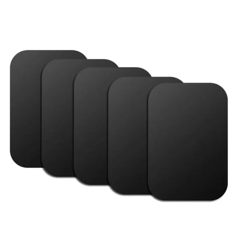 5Rectangle Автомобильный держатель для телефона,, металлическая пластина, Универсальный сменный комплект металлических пластин с клеем для магнитного крепления, Магнитная подставка для мобильного телефона - Цвет: 5Rectangle