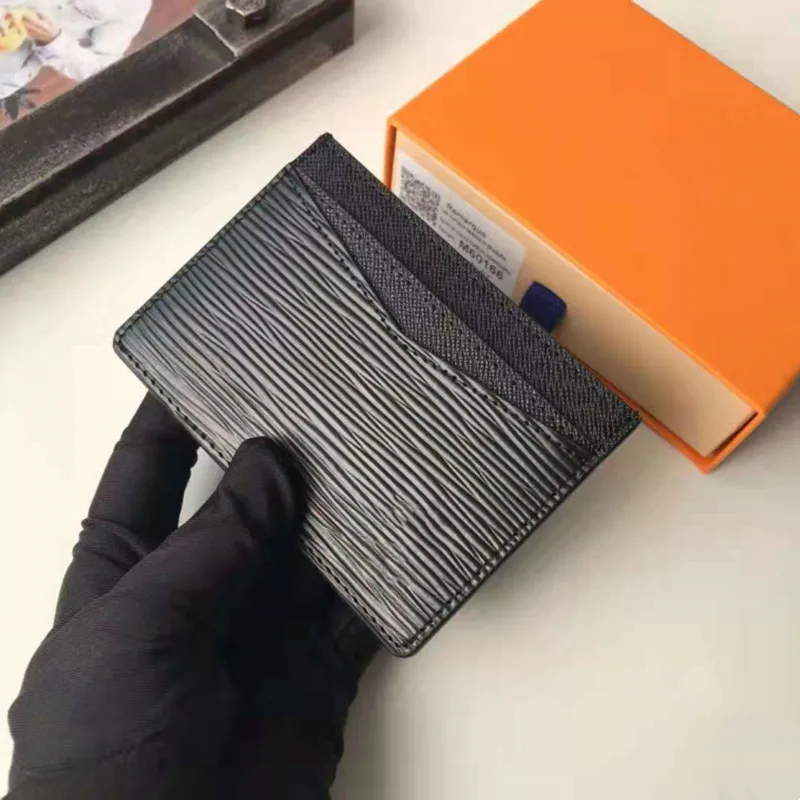 

Luxury Brand Card Holders High Quality Genuine Leather Card Bag Credit Card Holders Wrinkle Pattern L Letter Bag bentoy