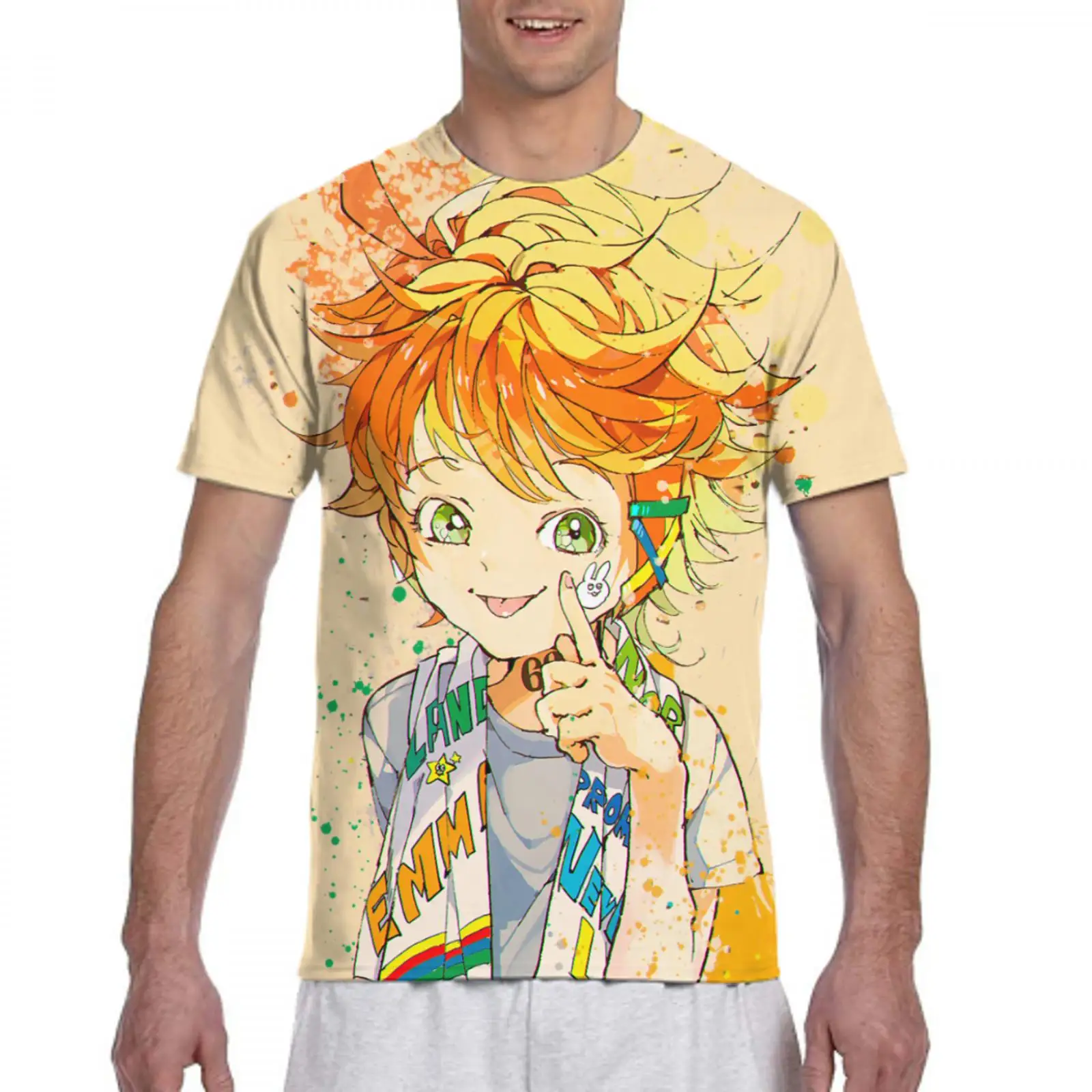 

2020 new The Promised Neverland white t shirt custom female/male tops t shirt The Promised Neverland book women/men t shirt