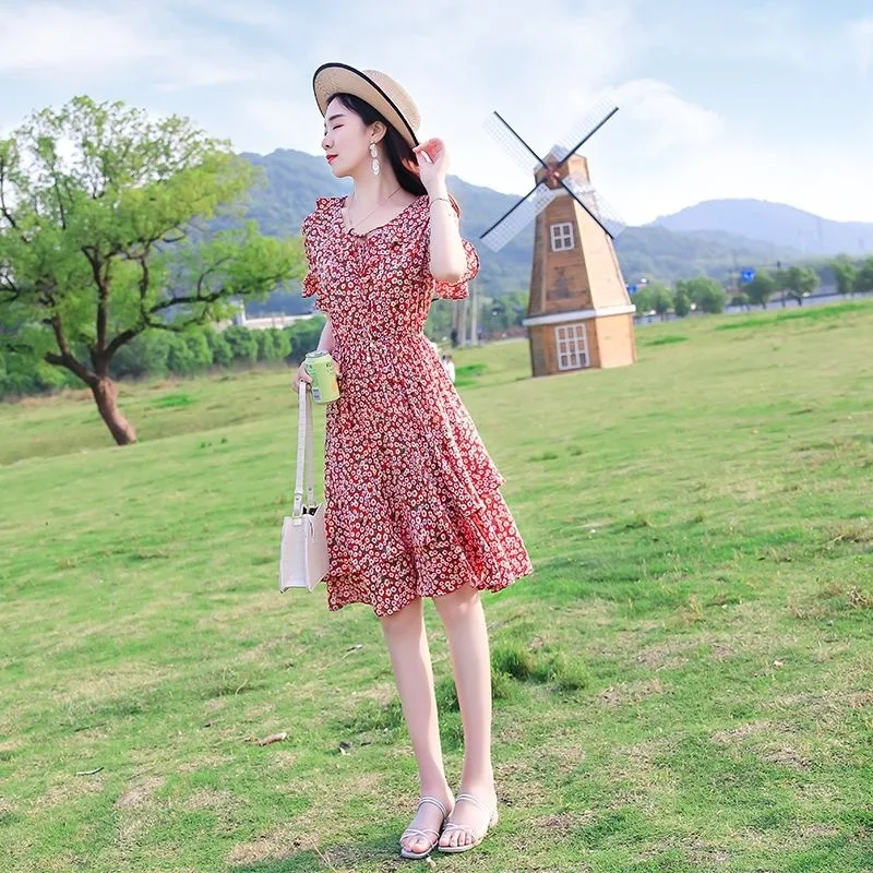 

2021 new fashion women's clothing V-Neck dresses women woman dress