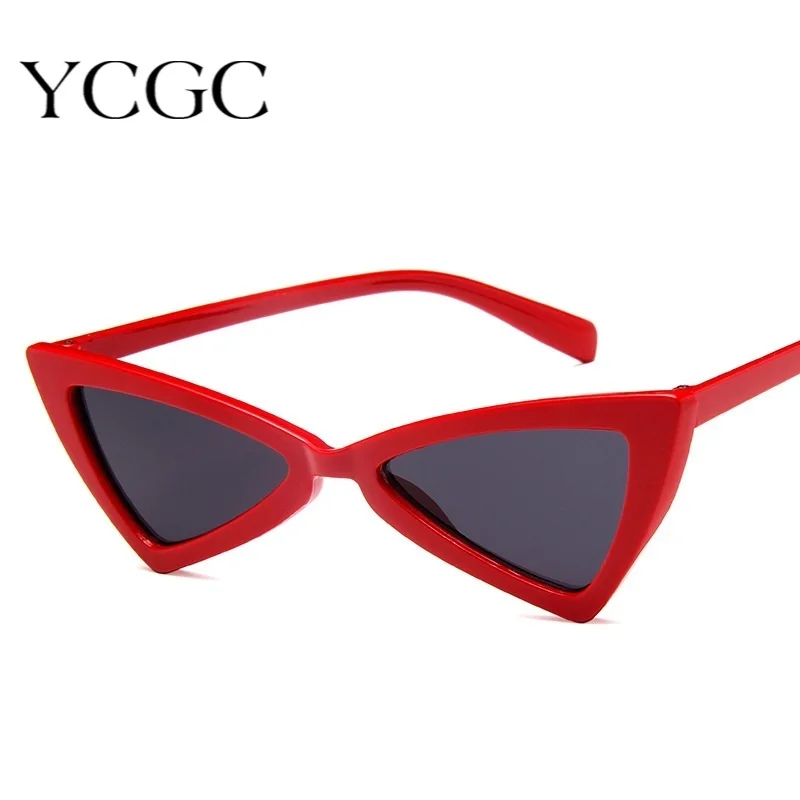 

New Fashion Cute Sexy Ladies Cat Eye Sunglasses Women Vintage Brand Small Black Red Sun Glasses Female Oculos De Sol Femme
