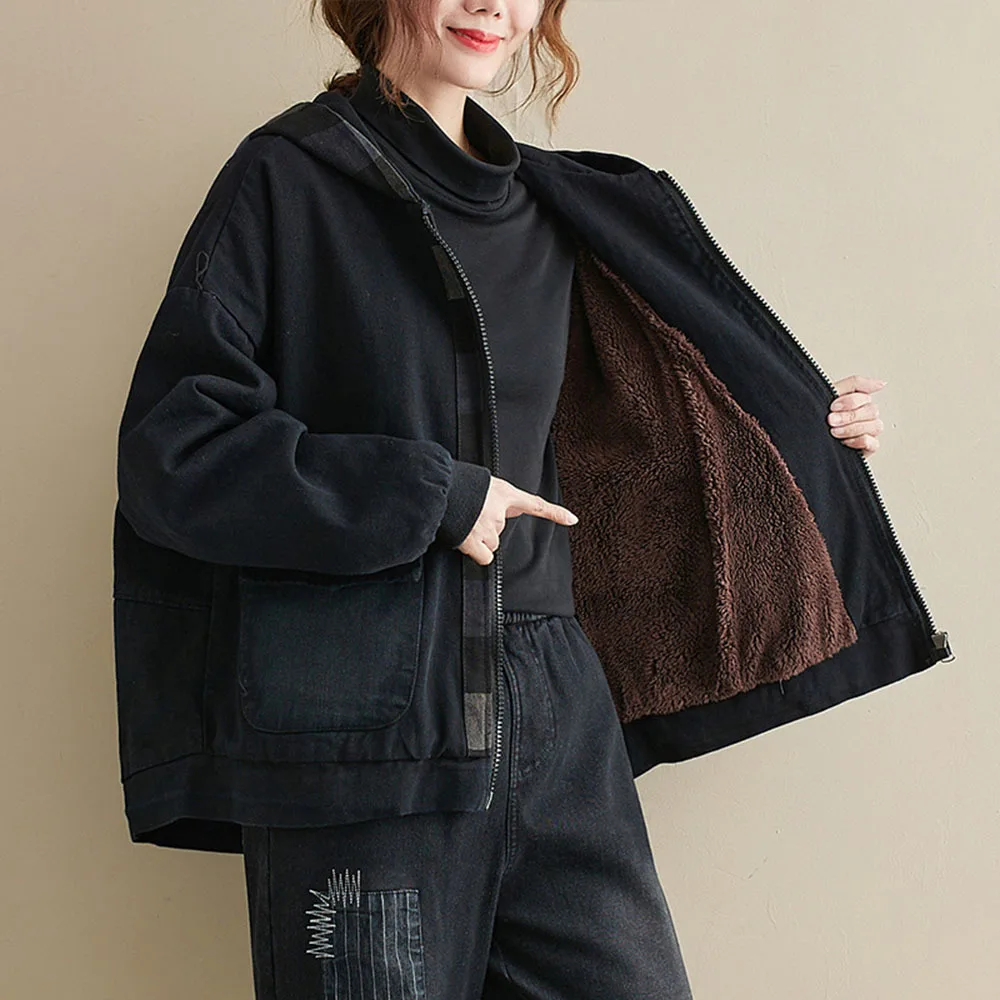 Женская куртка большого размера в Корейском стиле на осень и зиму новый