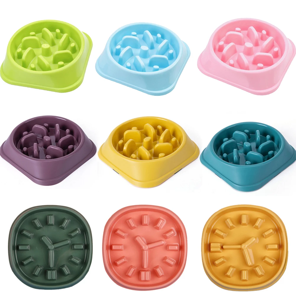 Портативная компактная миска для еды 2021 нескользящая щенков замедления миски