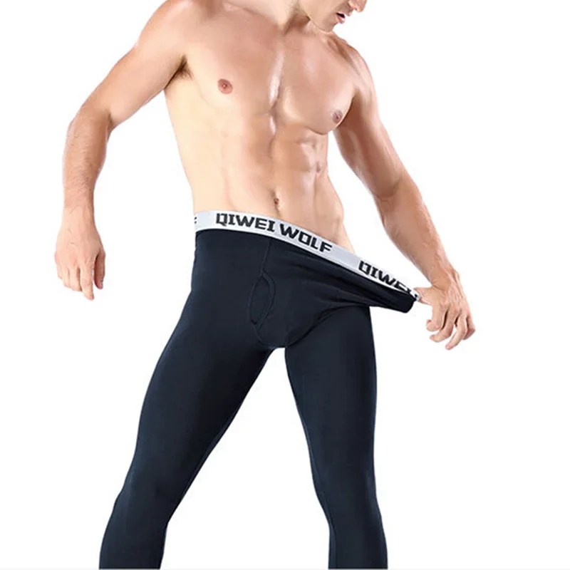 

Autumn And Winter Men Thermal Underwear Warm Bottom Long Pants Leggings Cotton Normally Thermal Underwear