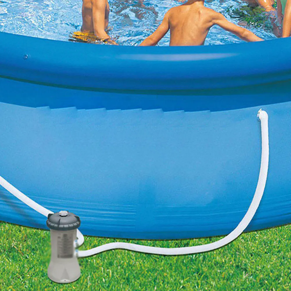 

Swimming Pool Replacement Hose Filter Pipe with Clamps for 300/330/530/1000 Gallon Pump Filter Pump Hose Pool Cleaning Tool