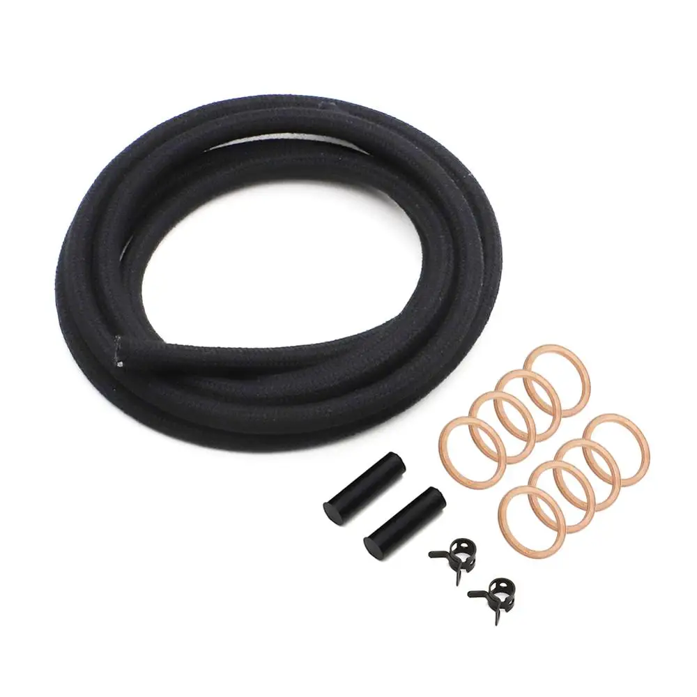 

6.2L 6.5L GM Diesel Injector Return Line Kit with Washers , Caps and Clamps For Chevy and GMC 6.2L and 6.5L diesels engine