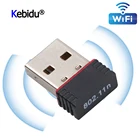 Мини Сетевая карта USB 2,0 Wi-Fi, беспроводной адаптер, сетевая LAN-карта 150 Мбитс 802,11 Ngb MT7601RTL8188EU адаптер для настольного ПК