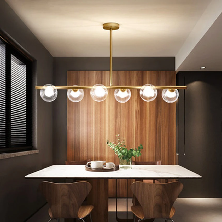 Современный светодиодный светильник волшебная Золотая молекула фасоли люстра