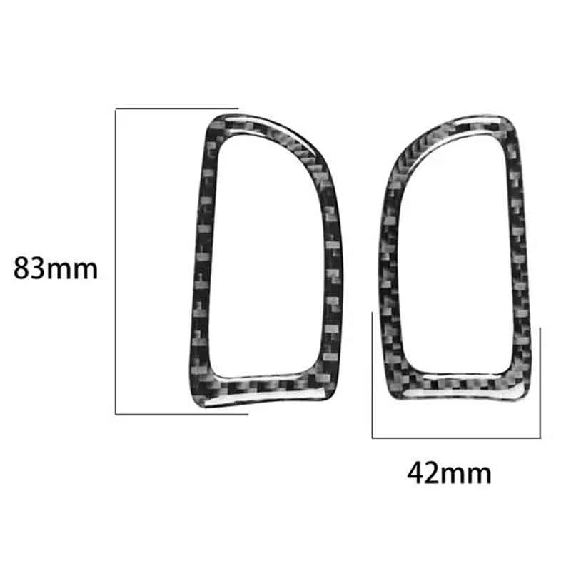 

Carbon Fiber Demist Air Outlet Trim Sticker for Chevrolet Corvette C7 2014-2019