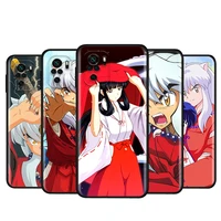 anime inuyasha for xiaomi redmi note 10s 10 9 9s 9t 8t 8 7 6 5 pro max 5a 4x 4 5g soft silicone phone case